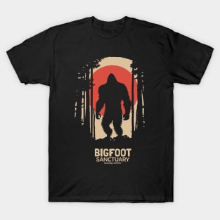 Bigfoot Sanctuary National Cryptid T-Shirt